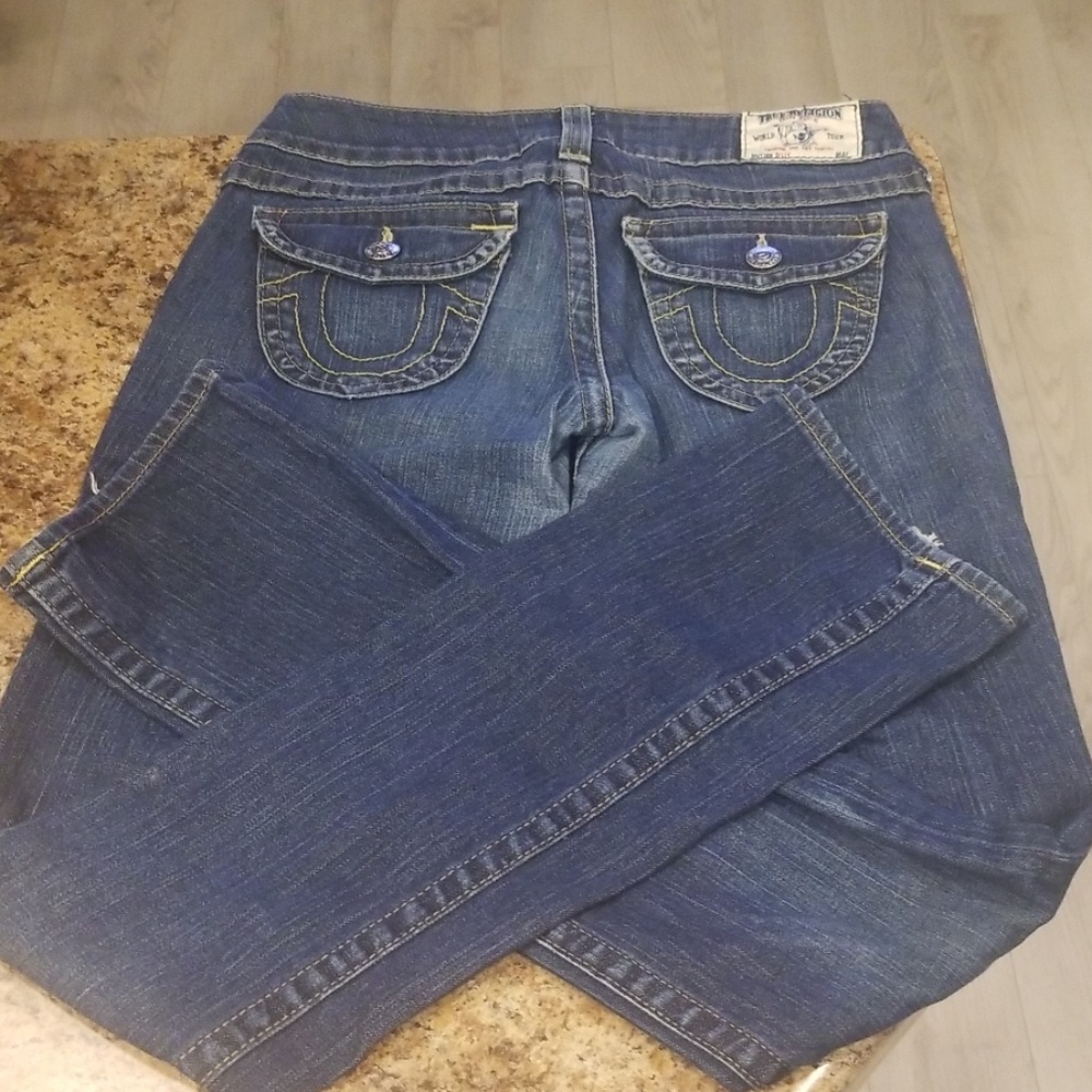True Religion Billy Jeans Size 28 Inseam 34 Nice